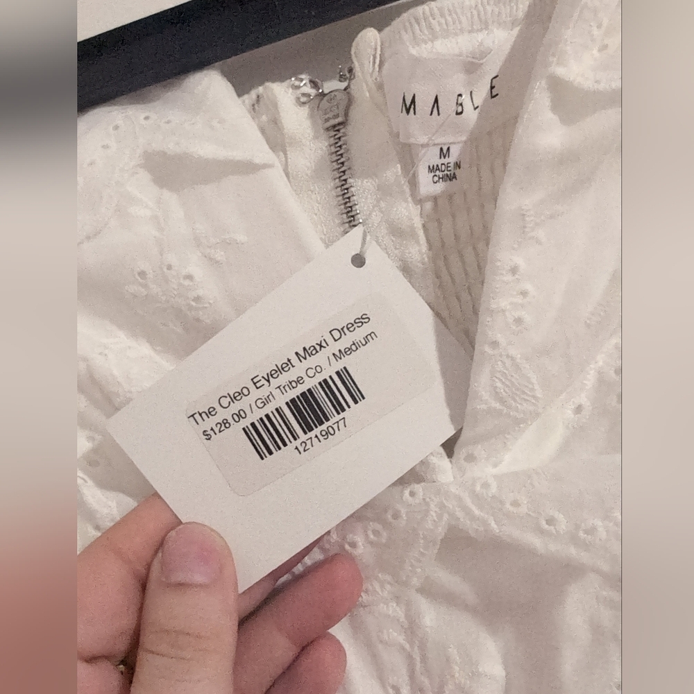 NWT Strapless White Dress - Picture 2 of 4